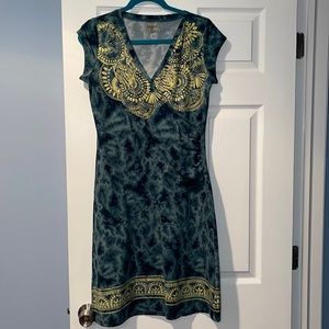 Athleta faux wrap dress womens medium